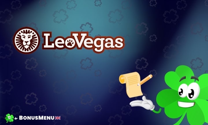 Página de registro de Leovegas