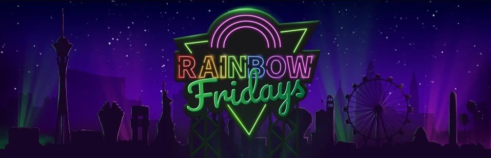 Win Up to Β£300 Every Friday with Rainbow Fridays at Mr Vegas!