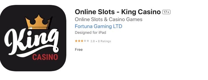 King Casino Apple App Rating