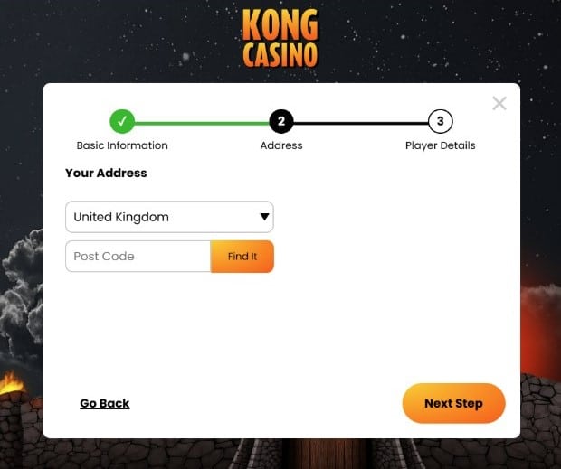 Kong Casino Register