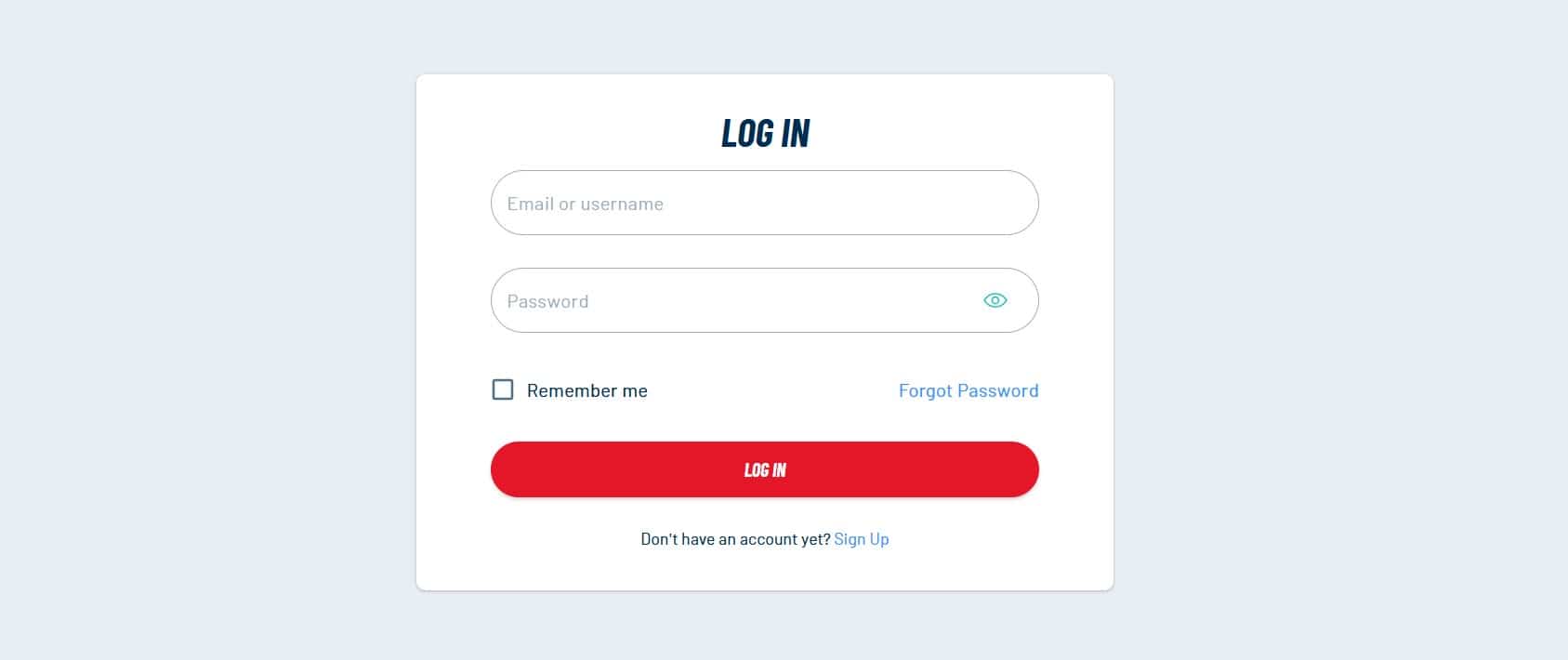 Log In Credentials at BetUK