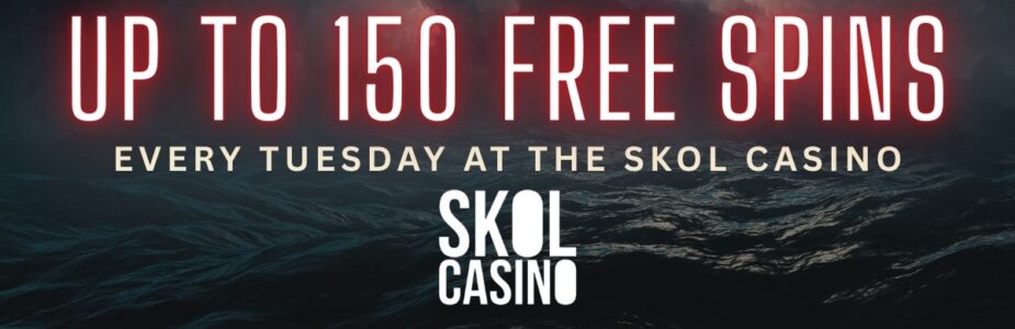Tuesday Spins Splash bonus at Skol Casino