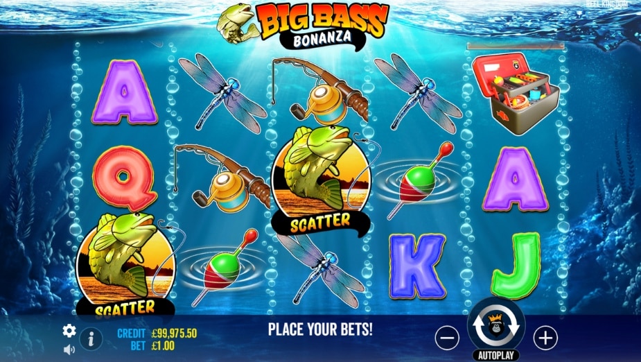 Big Bass Bonanza online slot Scatter