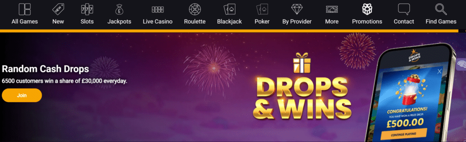JackpotCity Casino Cash Drops