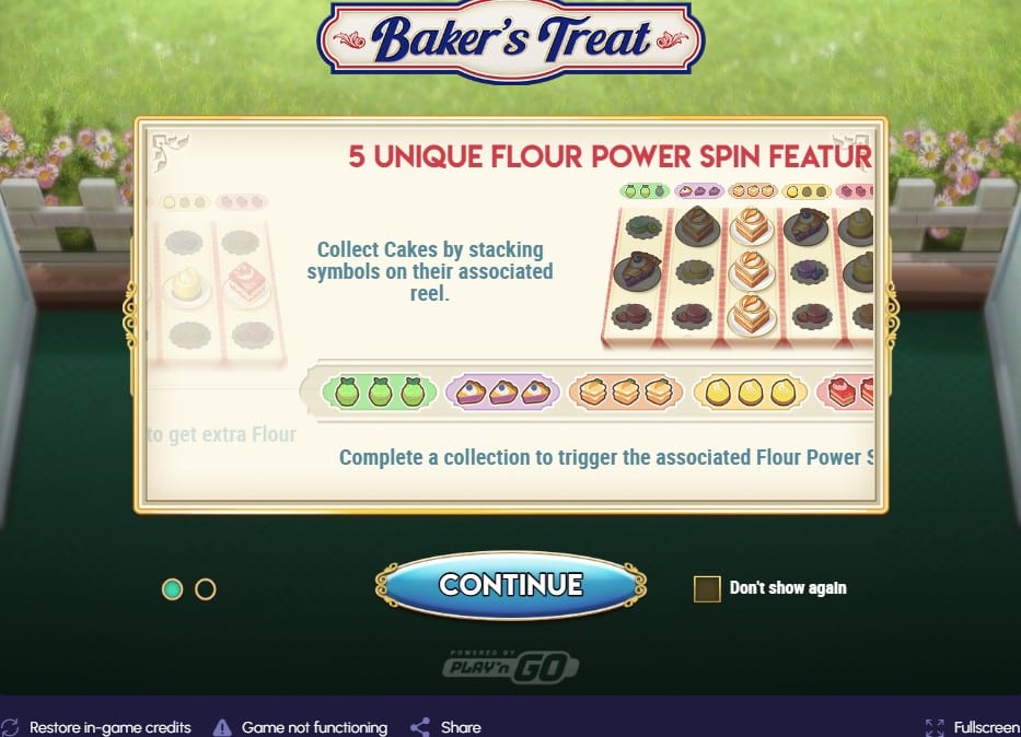 Baker's treat Paly N Go Slot