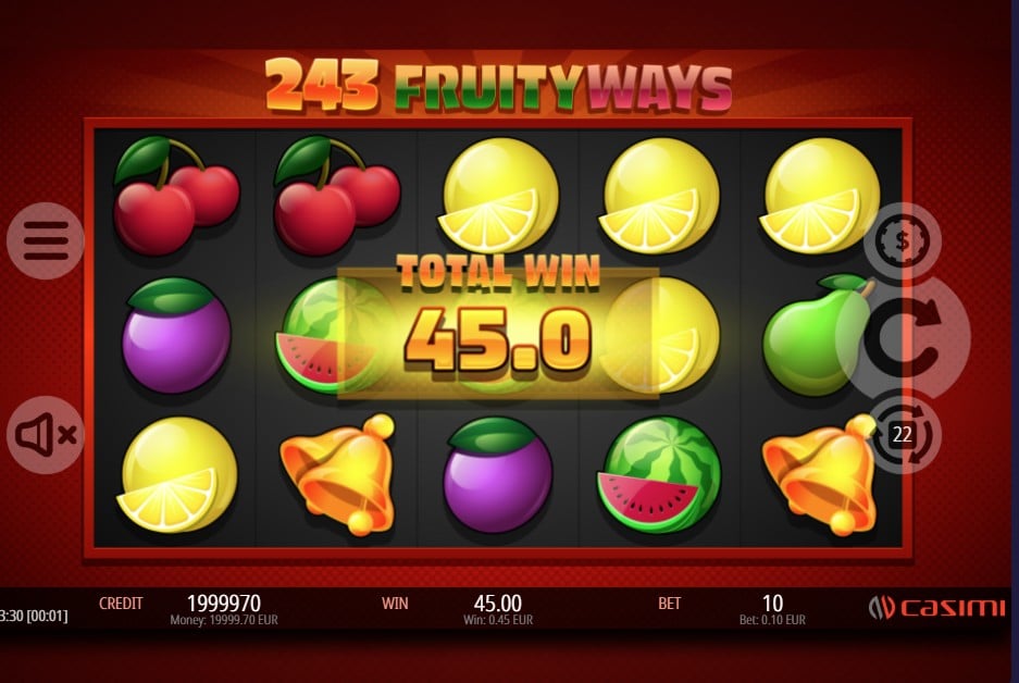 243 Fruity Ways Slots Casimi