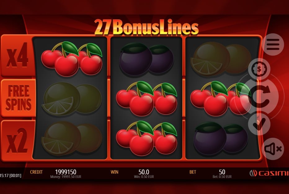 27 Bonus Line Cherries