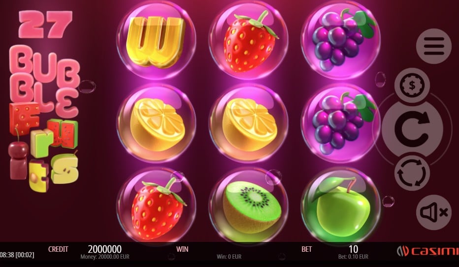 27 Bubble Fruits by Casimi