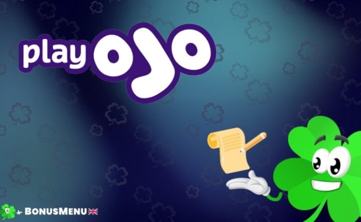 BIG BANNER PlayOJO Registration page