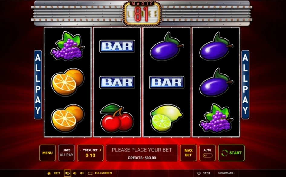 Magic Lines 81 by Novomatic