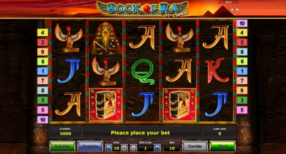 Book of Ra Deluxe by Novomatic