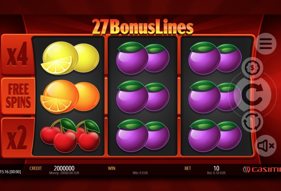 27 Bonus Lines by Casimi