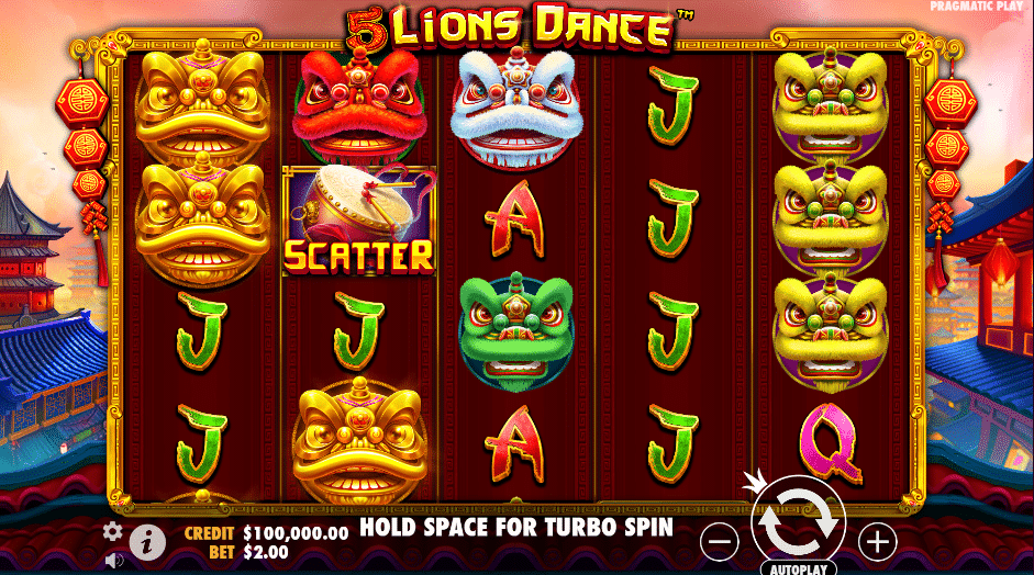5 Lions Dance™ by Pragmatic Play
