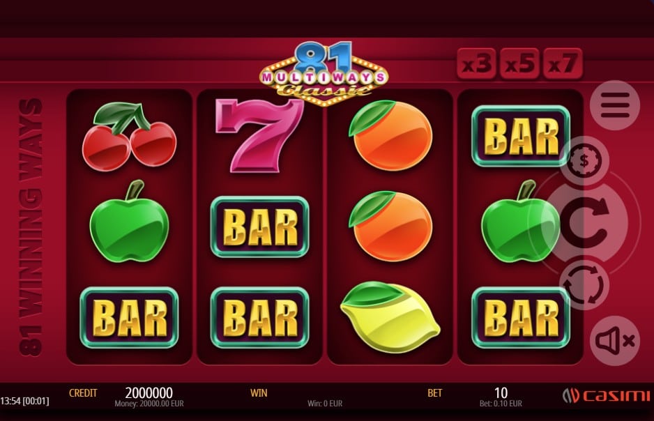 81 Multiways Classic by Casimi