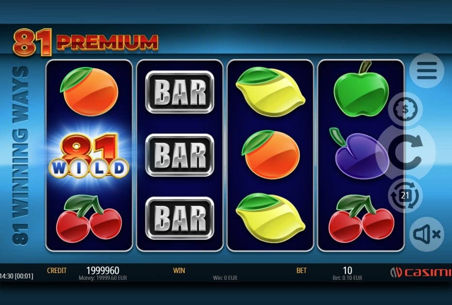 81 Premium Casimi Slots