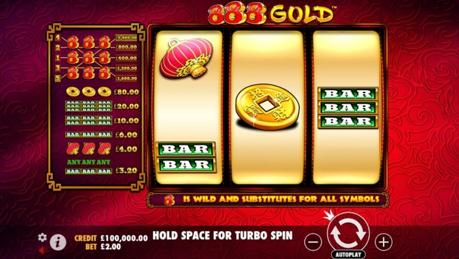 888 Gold™ by Pragmatic Play