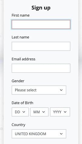 Mobile Registration Details at Barz Casino