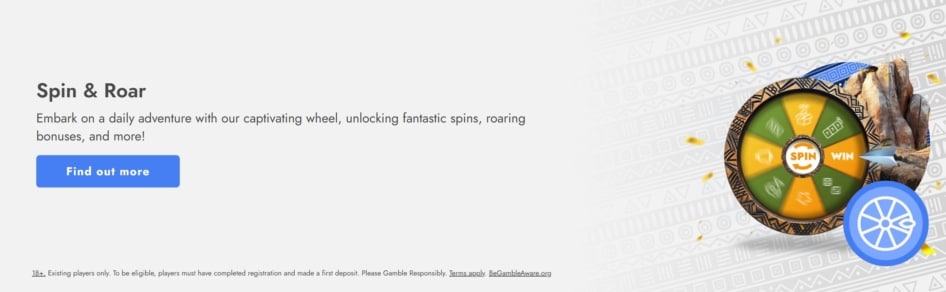 Casimba Casino Lucky Wheel Bonus With Bonus Spins and Free Cash Prizes