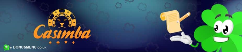 Casimba Casino Registration small Banner