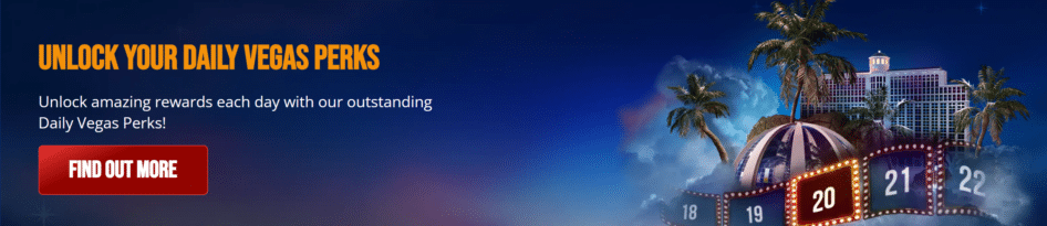 Daily Vegas Perks at DreamVegas