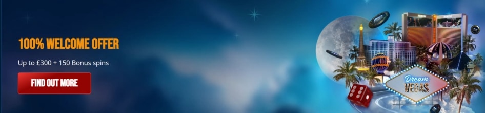 DreamVegas Casino Welcome Offer