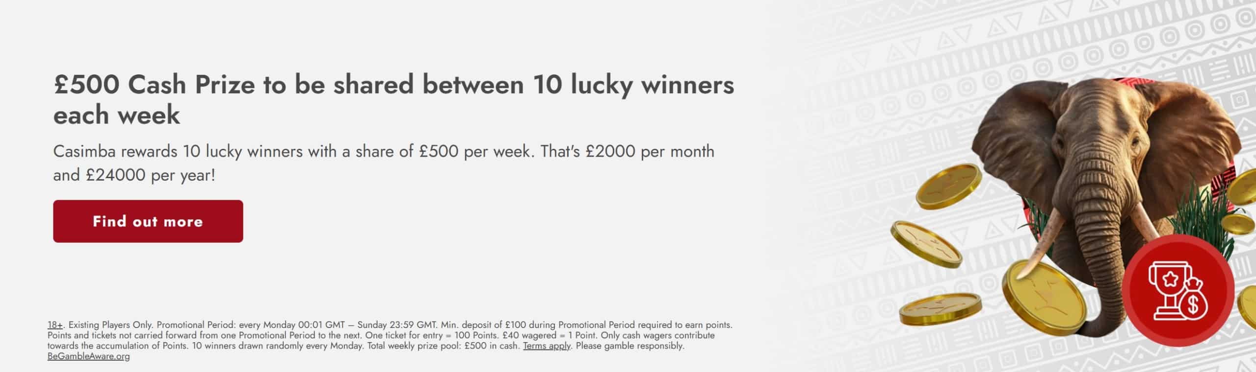 Weekly Casino Offers at Casimba