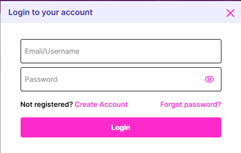 Fruit Kings Casino login tab