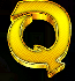 Symbol Letter Q slot 5 Lions Gold™ by Pragmatic Play