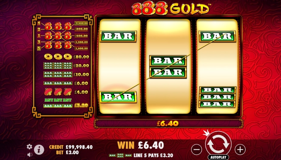 Theme and symbols 888 Gold™