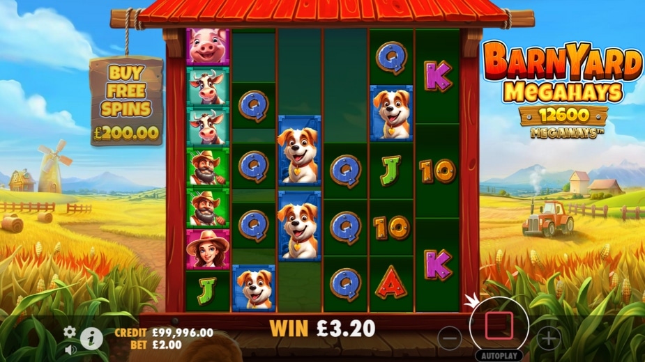 Theme and Symbols Barnyard Megahays Megaways™