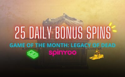Spinyoo 25 Daily Bonus Spins Game of the Month