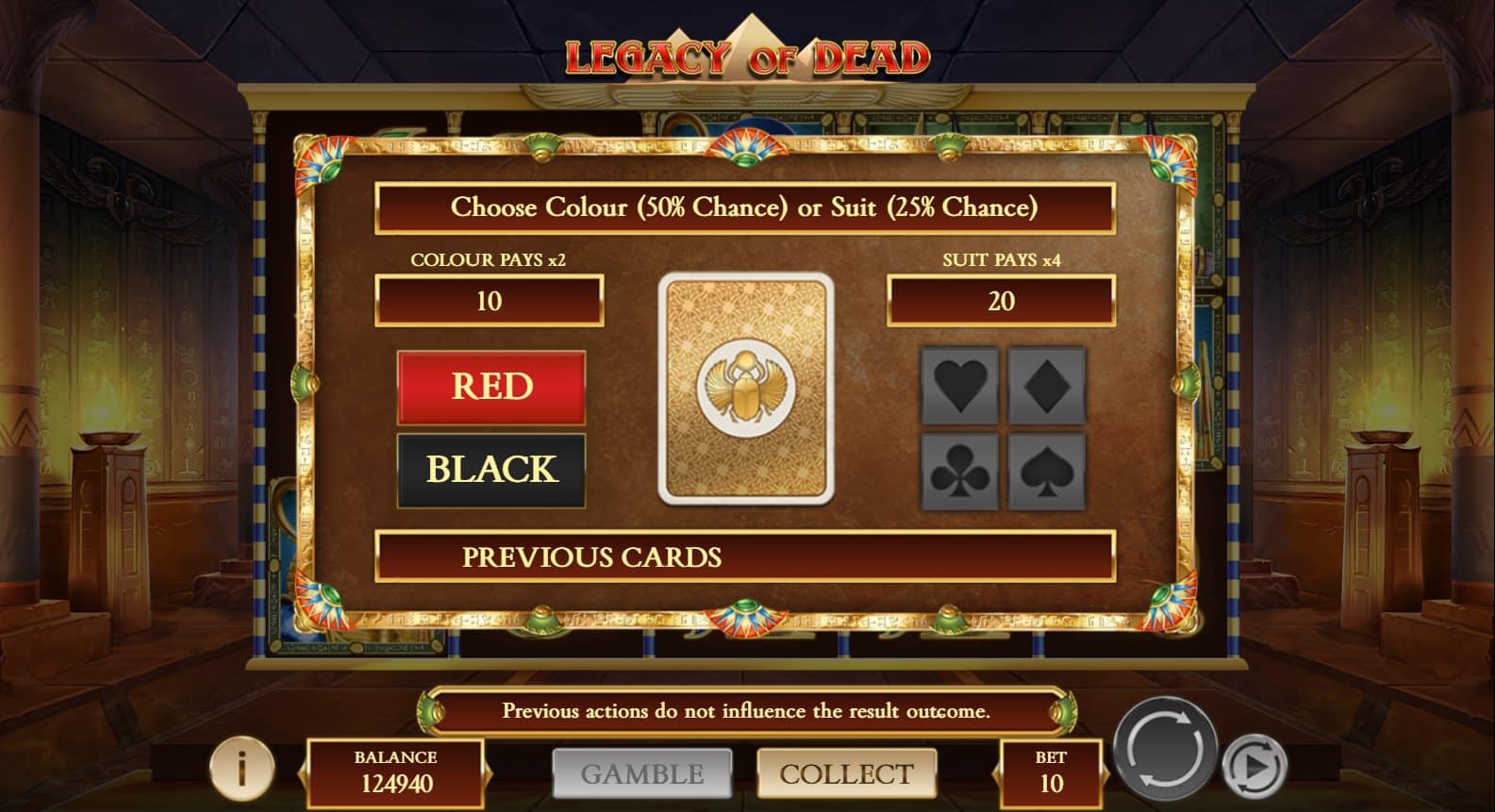 Legacy of Dead online slot Gamble