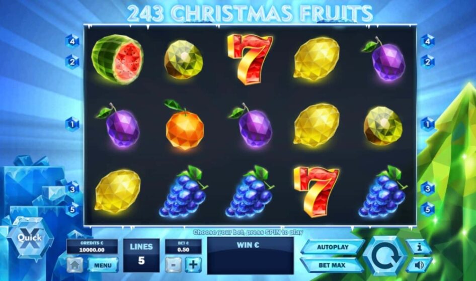 243 Christmas Fruits by Tom Horn Gaming