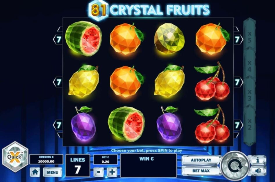 81 Crystal Fruits by Tom Horn Gaming