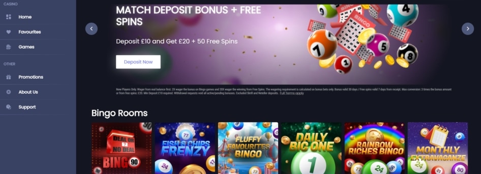 Funky Jackpot Casino Bingo Rooms and Bonuses