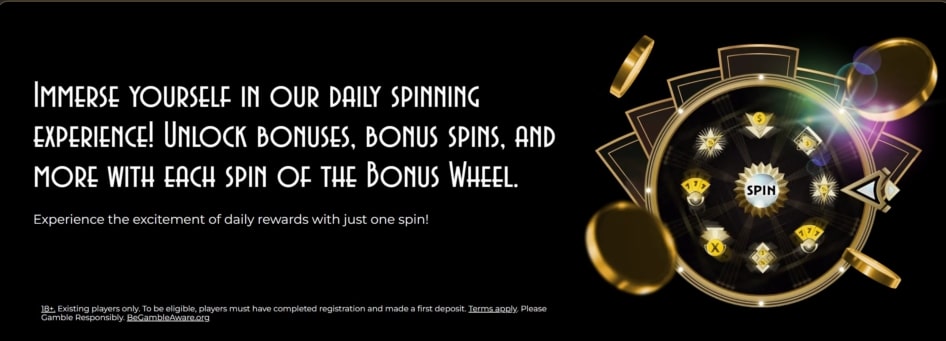 Bonus Wheel Promo at The Grand Ivy Casino With Daily Prizes