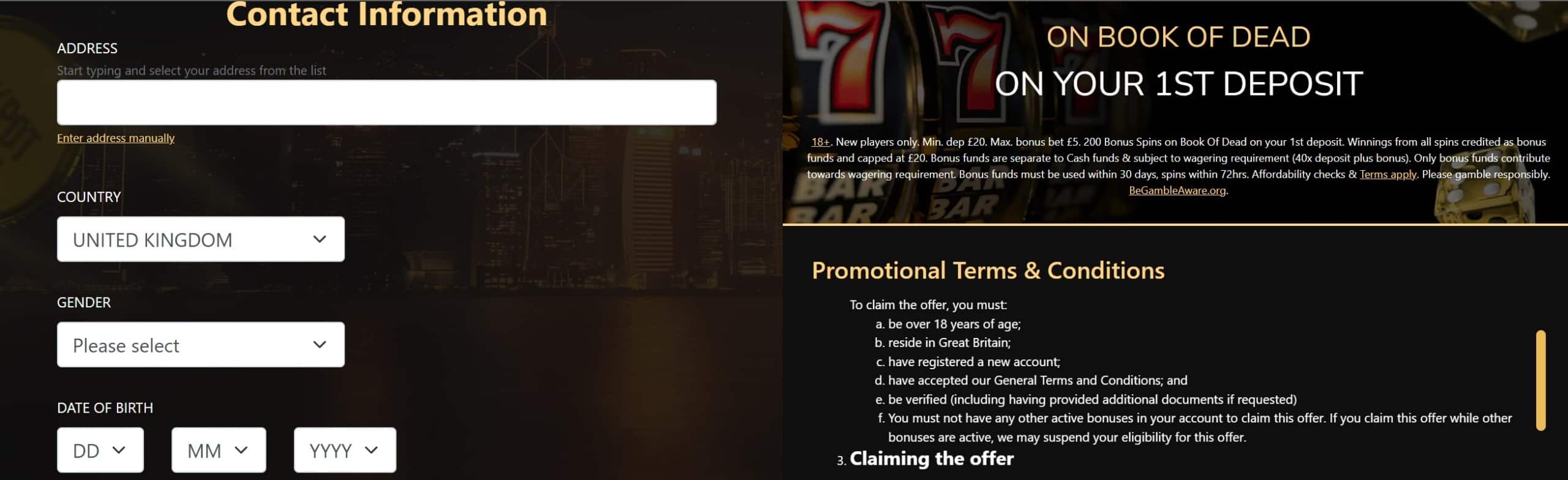 Account Verification at Jackpot City Casino