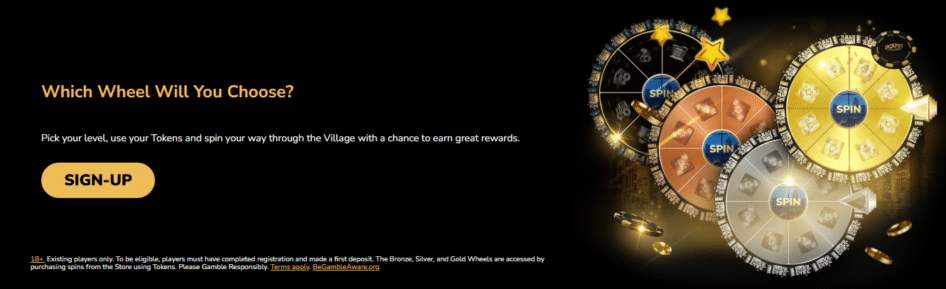 Jackpot Village Wheels