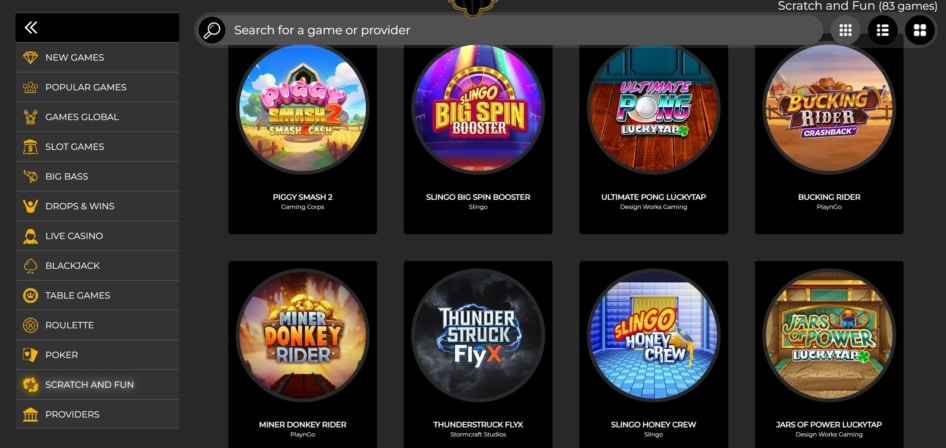 Mini Games at The Grand Ivy Casino