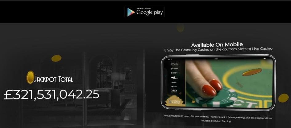 The Grand Ivy Casino Android App Download Link