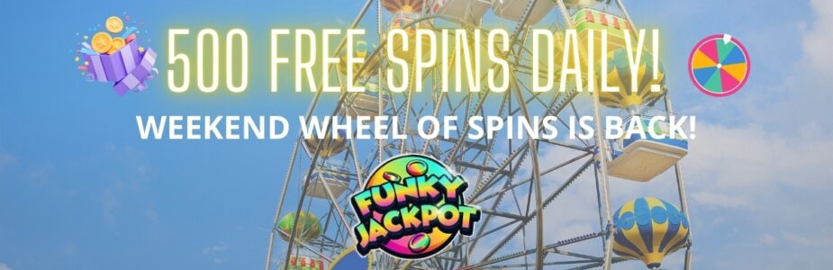 Funky Jackpot Casino weekend wheel
