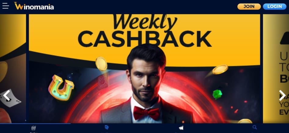 Winomania Weekly Cashback
