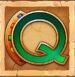 Symbol Letter Q slot The Secret of BA by Tom Horn Gaming