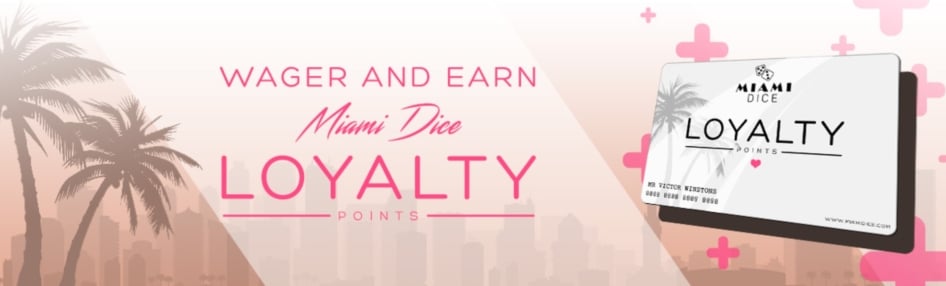 VIP bonuses at Miami Dice operate on a point collection system, and you can play your favourite games to earn points and exchange them for real cash afterwards