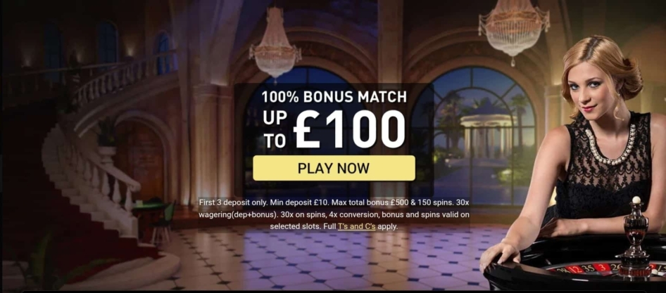 Fortune Casino Welcome bonus