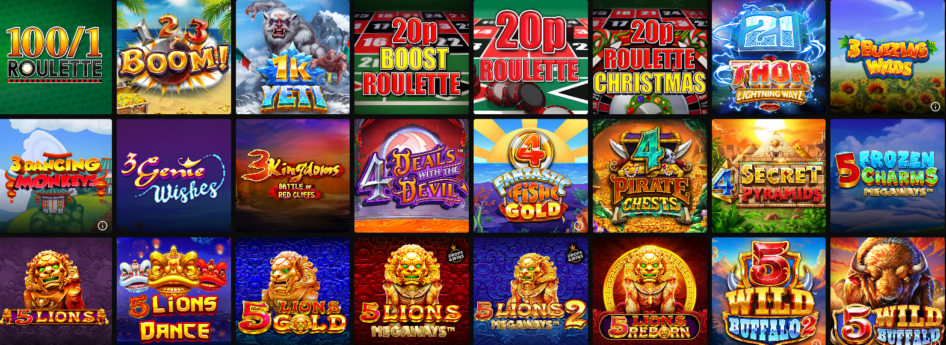 Ivy Casino Games Lobby