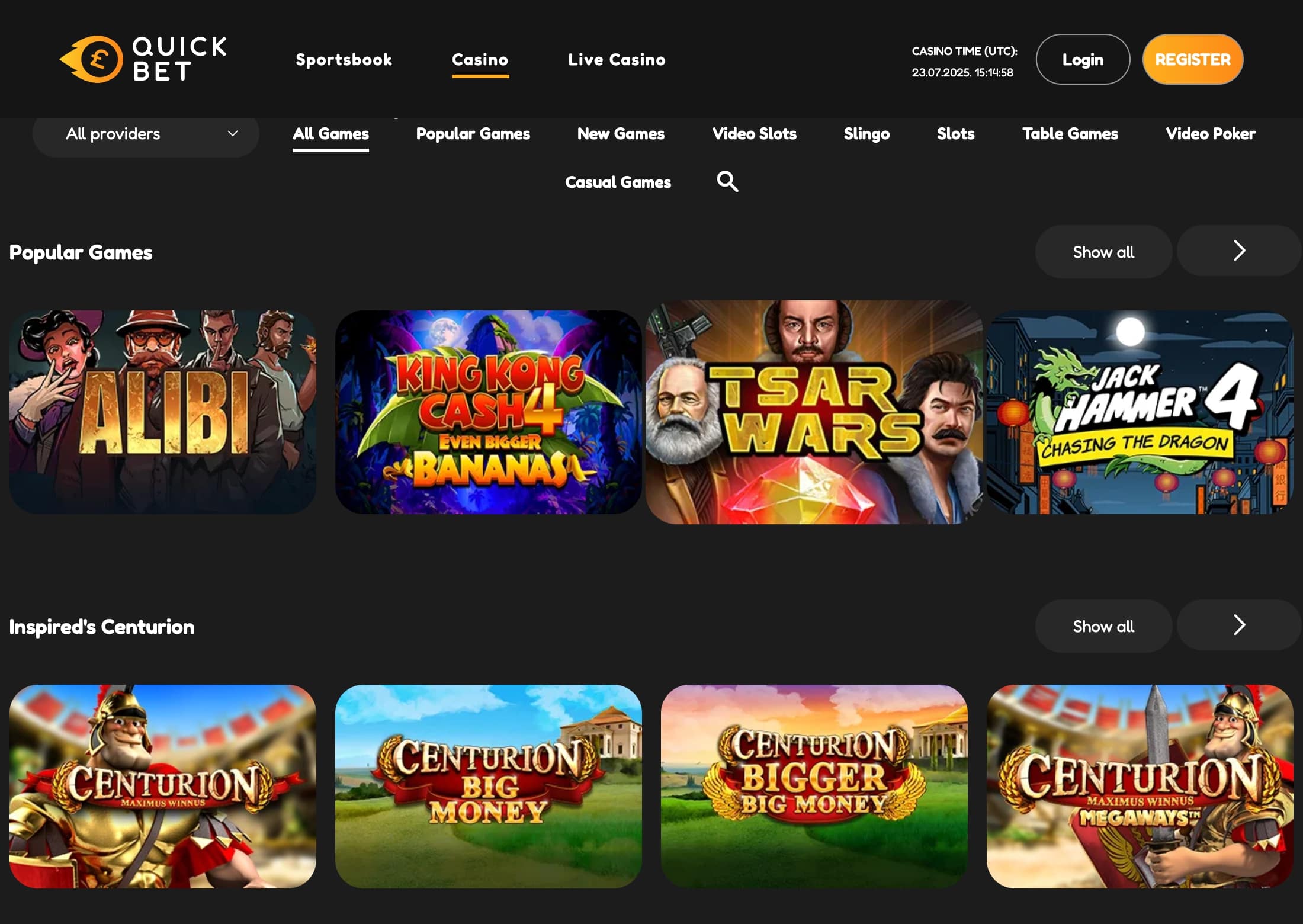 Quickbet Casino Best Online Slots