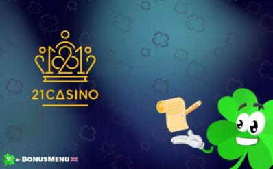 21 Casino Registration Page