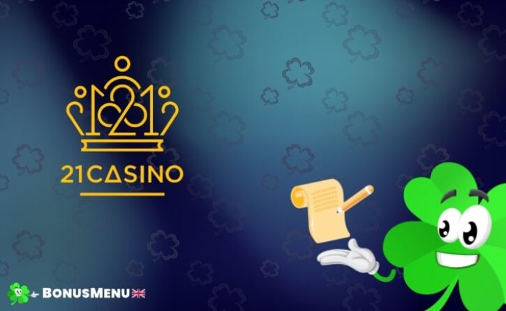21 Casino Registration Page