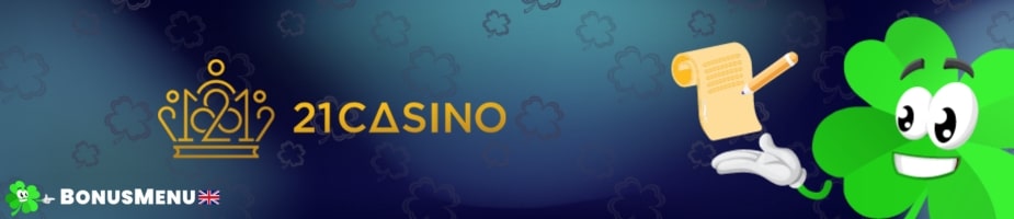 21 Casino Registration Small Banner